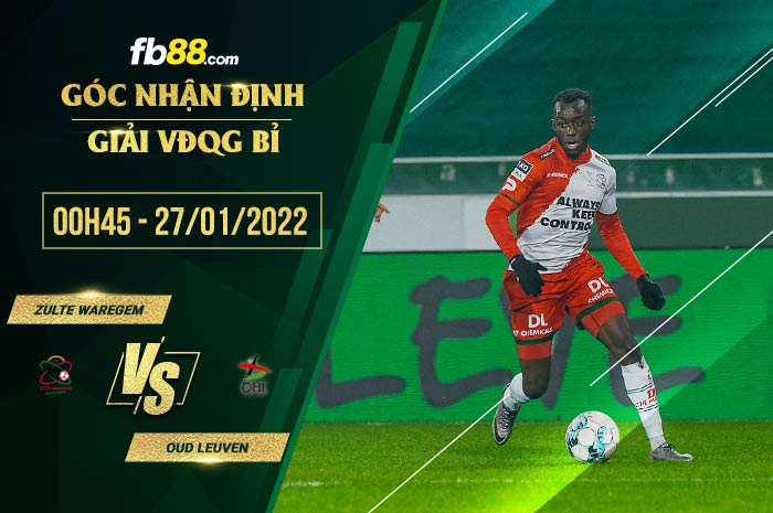 fb88-soi kèo Zulte Waregem vs Oud Leuven