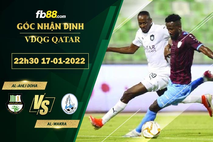 Fb88 soi kèo trận đấu Al-Ahli Doha vs Al-Wakrah