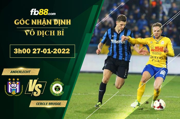 Fb88 soi kèo trận đấu Anderlecht vs Cercle Brugge