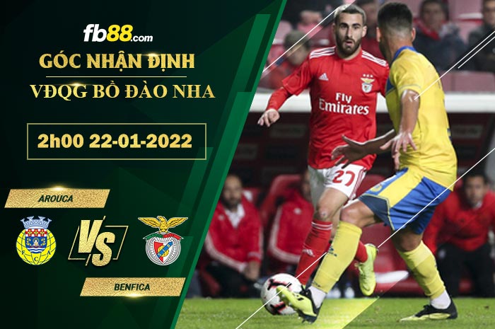 Fb88 soi kèo trận đấu Arouca vs Benfica