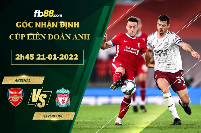 Fb88 soi kèo trận đấu Arsenal vs Liverpool