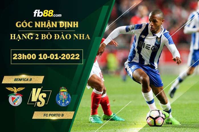 Fb88 soi kèo trận đấu Benfica B vs FC Porto B
