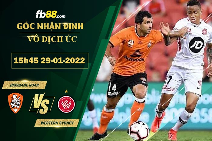 Fb88 soi kèo trận đấu Brisbane Roar vs Western Sydney