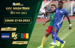 Fb88 soi kèo trận đấu Cape Verde vs Cameroon
