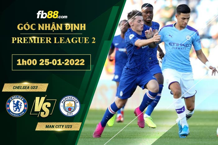 Fb88 soi kèo trận đấu Chelsea U23 vs Man City U23