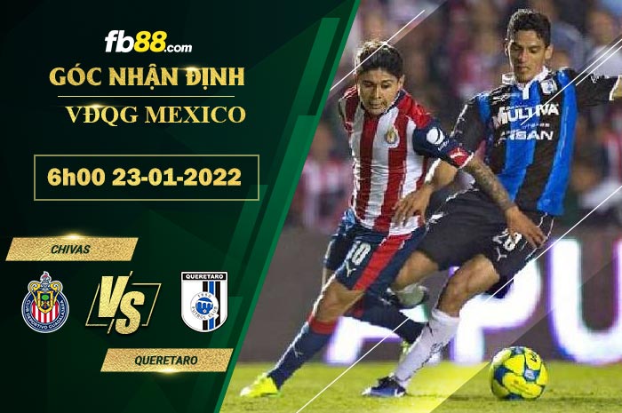 Fb88 soi kèo trận đấu Chivas vs Queretaro