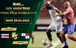 Fb88 soi kèo trận đấu Costa Rica vs Panama