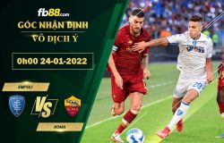 Fb88 soi kèo trận đấu Empoli vs Roma