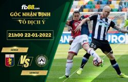 Fb88 soi kèo trận đấu Genoa vs Udinese