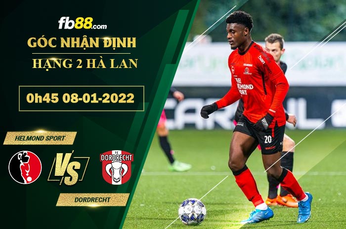 Fb88 soi kèo trận đấu Helmond Sport vs Dordrecht
