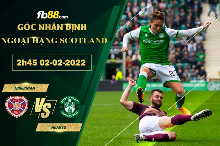 Fb88 soi kèo trận đấu Hibernian vs Hearts