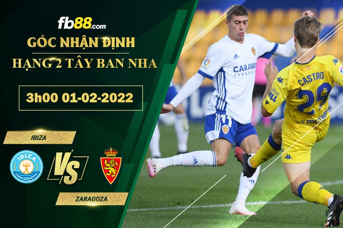 Fb88 soi kèo trận đấu Ibiza vs Zaragoza