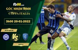 Fb88 soi kèo trận đấu Inter Milan vs Empoli