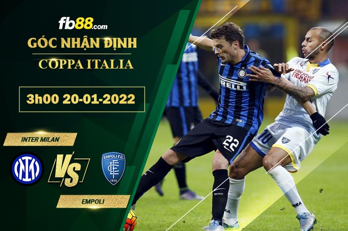 Fb88 soi kèo trận đấu Inter Milan vs Empoli
