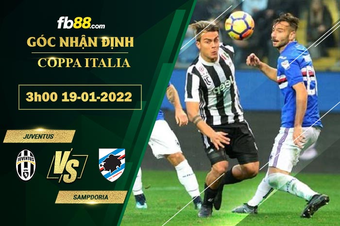 Fb88 soi kèo trận đấu Juventus vs Sampdoria