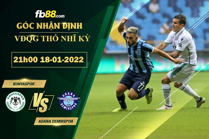 Fb88 soi kèo trận đấu Konyaspor vs Adana Demirspor