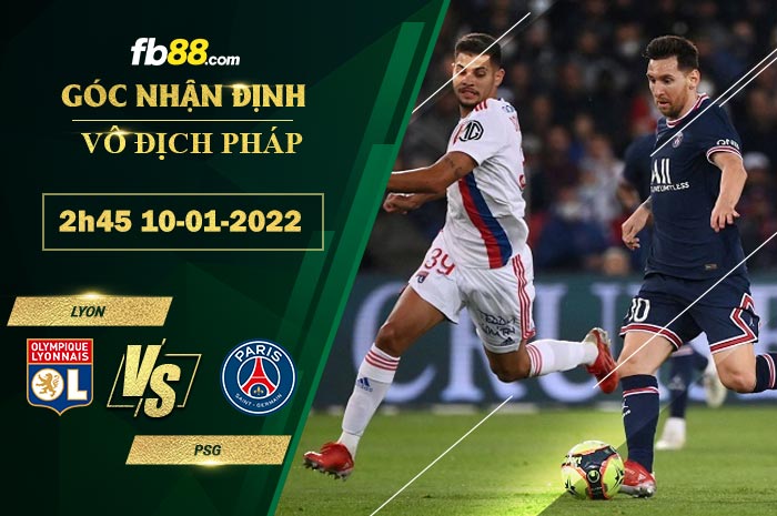 Fb88 soi kèo trận đấu Lyon vs PSG