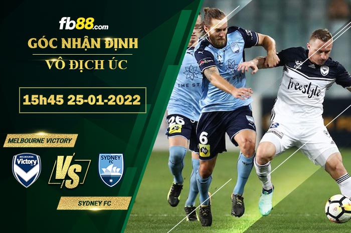 Fb88 soi kèo trận đấu Melbourne Victory vs Sydney FC