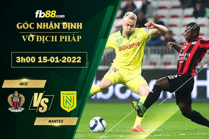 Fb88 soi kèo trận đấu Nice vs Nantes