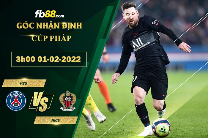 Fb88 soi kèo trận đấu PSG vs Nice