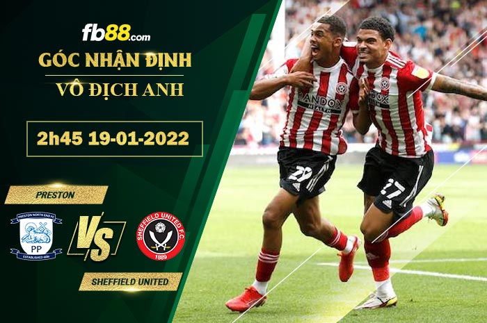 Fb88 soi kèo trận đấu Preston vs Sheffield United