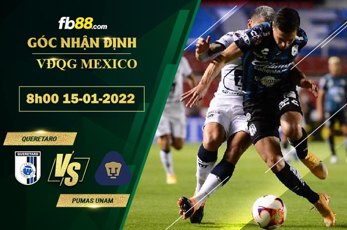 Fb88 soi kèo trận đấu Queretaro vs Pumas UNAM