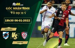 Fb88 soi kèo trận đấu Sampdoria vs Cagliari