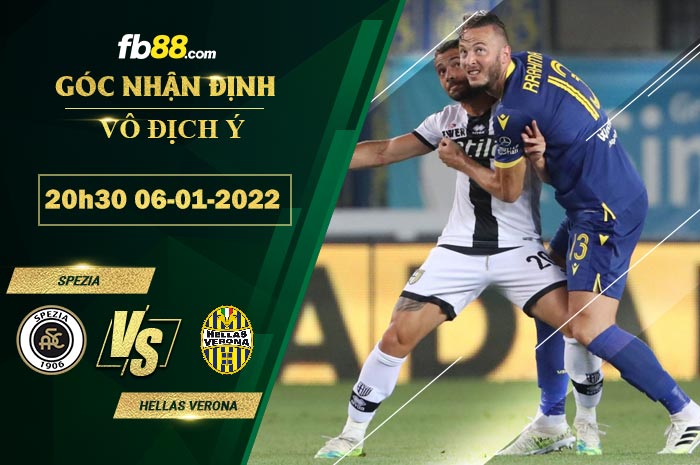 Fb88 soi kèo trận đấu Spezia vs Hellas Verona