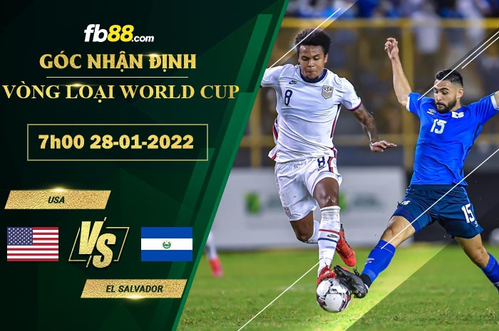 Fb88 soi kèo trận đấu USA vs El Salvador