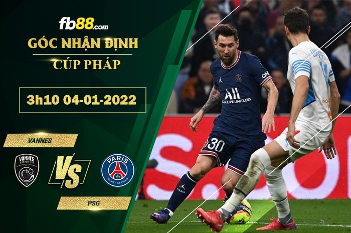 Fb88 soi kèo trận đấu Vannes vs PSG