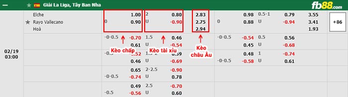 fb88-bảng kèo trận đấu Elche vs Rayo Vallecano