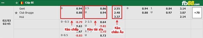 fb88-bảng kèo trận đấu Gent vs Club Brugge