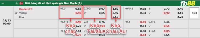 Fb88 bảng kèo trận đấu Randers vs Viborg