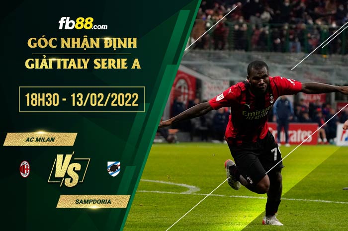 fb88-soi kèo AC Milan vs Sampdoria