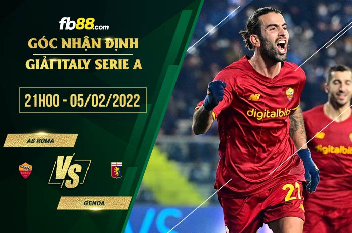 fb88-soi kèo AS Roma vs Genoa