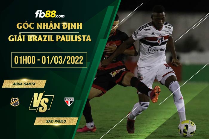 fb88-soi kèo Agua Santa vs Sao Paulo