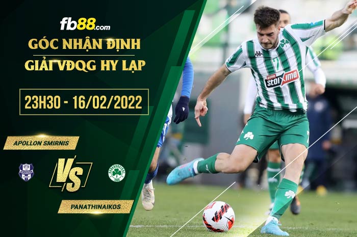 fb88-soi kèo Apollon Smirnis vs Panathinaikos