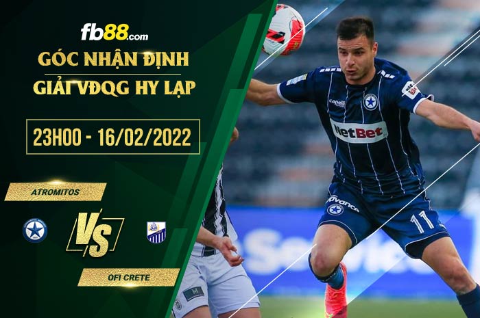 fb88-soi kèo Atromitos vs OFI Crete