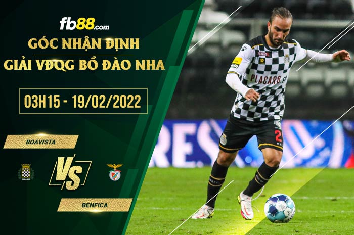 fb88-soi kèo Boavista vs Benfica