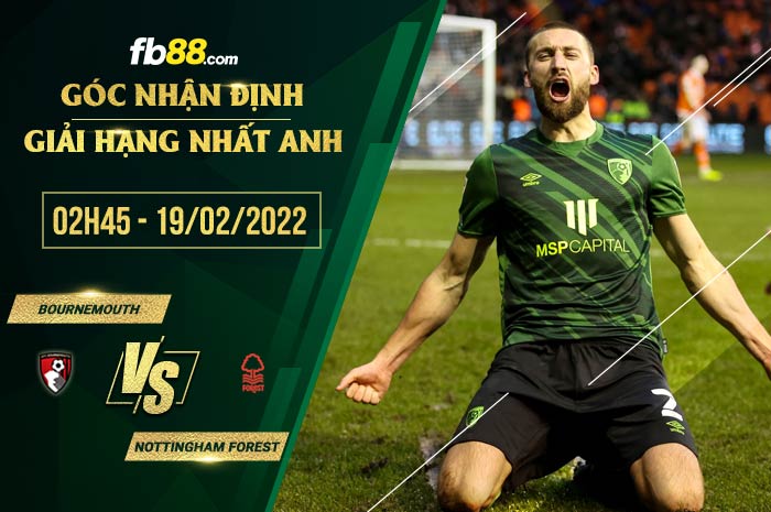 fb88-soi kèo Bournemouth vs Nottingham Forest