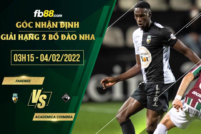 fb88-soi kèo Farense vs Academica Coimbra