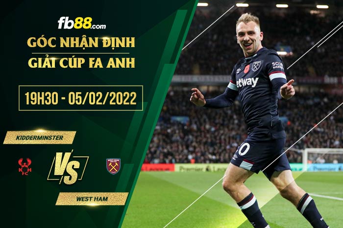 fb88-soi kèo Kidderminster vs West Ham