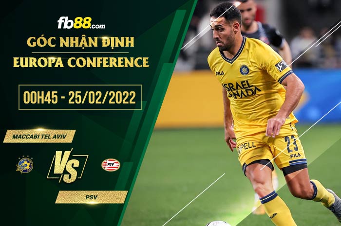 fb88-soi kèo Maccabi Tel Aviv vs PSV