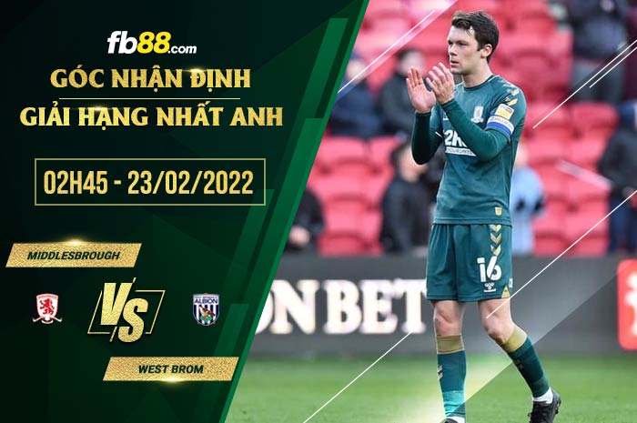 fb88-soi kèo Middlesbrough vs West Brom