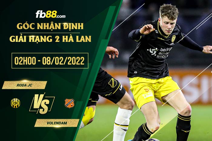 fb88-soi kèo Roda JC vs Volendam