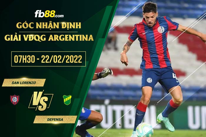 fb88-soi kèo San Lorenzo vs Defensa