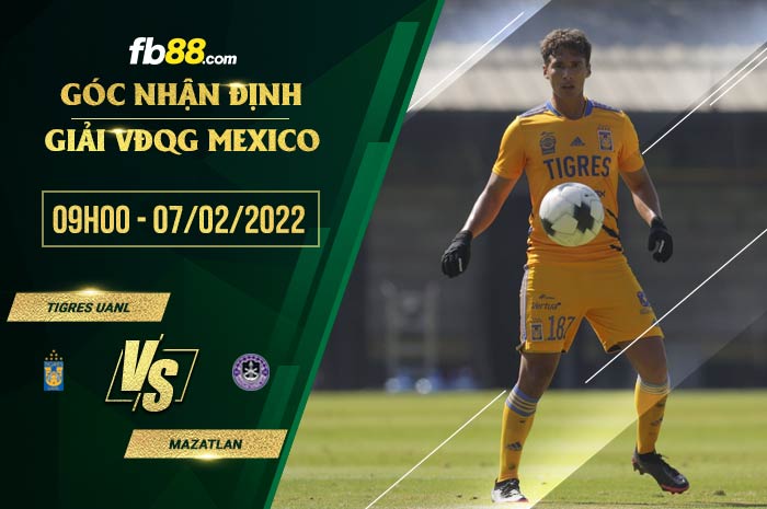fb88-soi kèo Tigres UANL vs Mazatlan