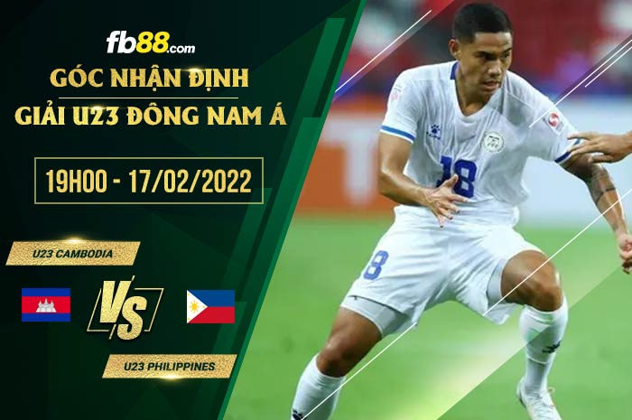 fb88-soi kèo U23 Cambodia vs U23 Philippines