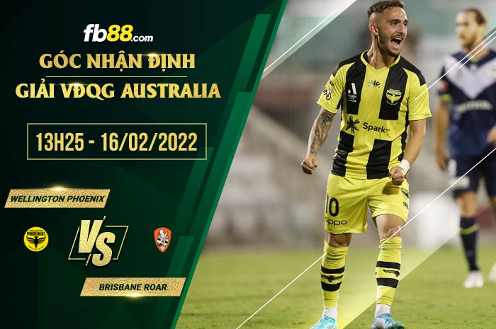 fb88-soi kèo Wellington Phoenix vs Brisbane Roar