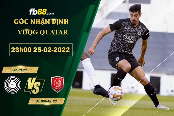 Fb88 soi kèo trận đấu Al-Sadd vs Al Duhail SC